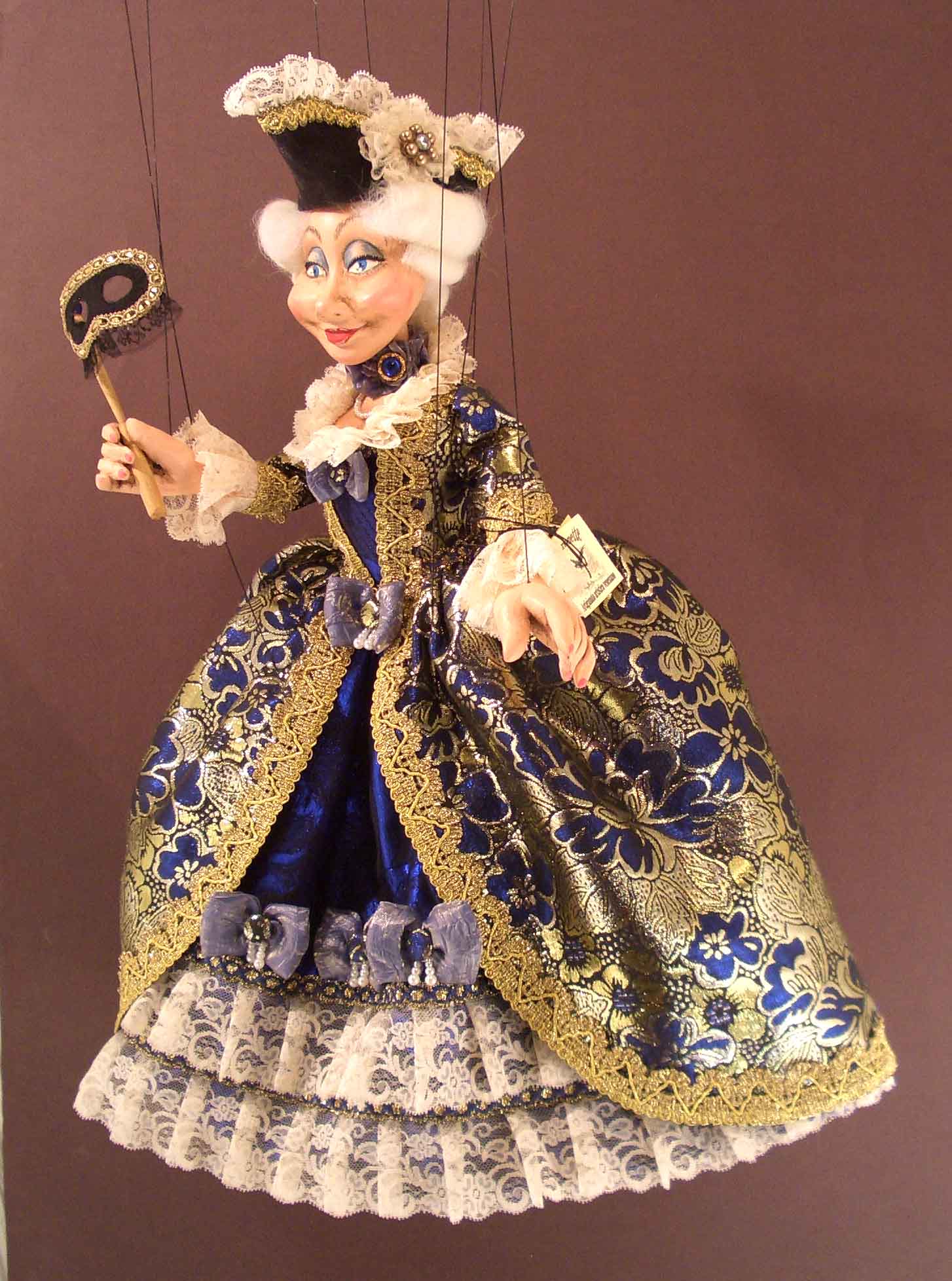 Large 17th Century Venetian Lady Marionette