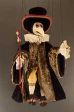 Large Venetian Plague Doctor Marionette