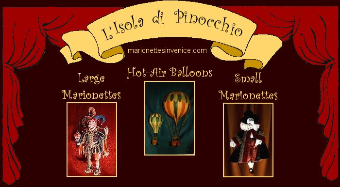 L'Isola di Pinocchio - www.MarionettesInVenice.com