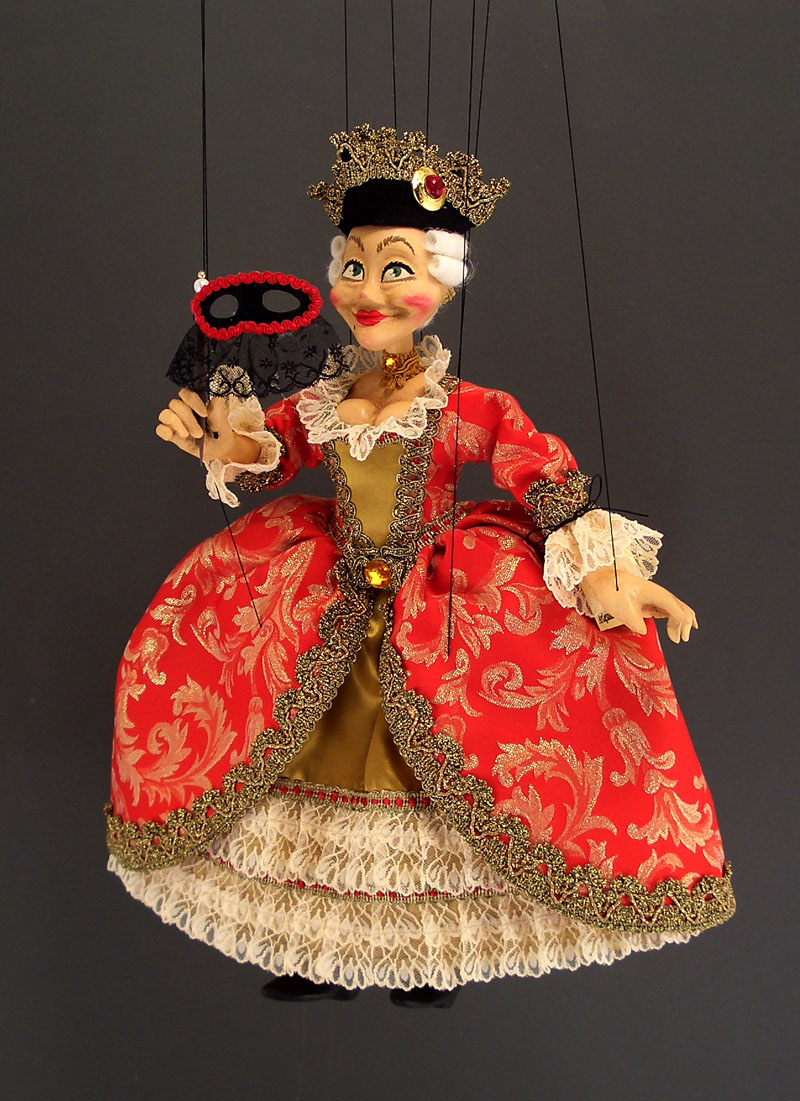 Large 17th Century Venetian Nobleman Marionette