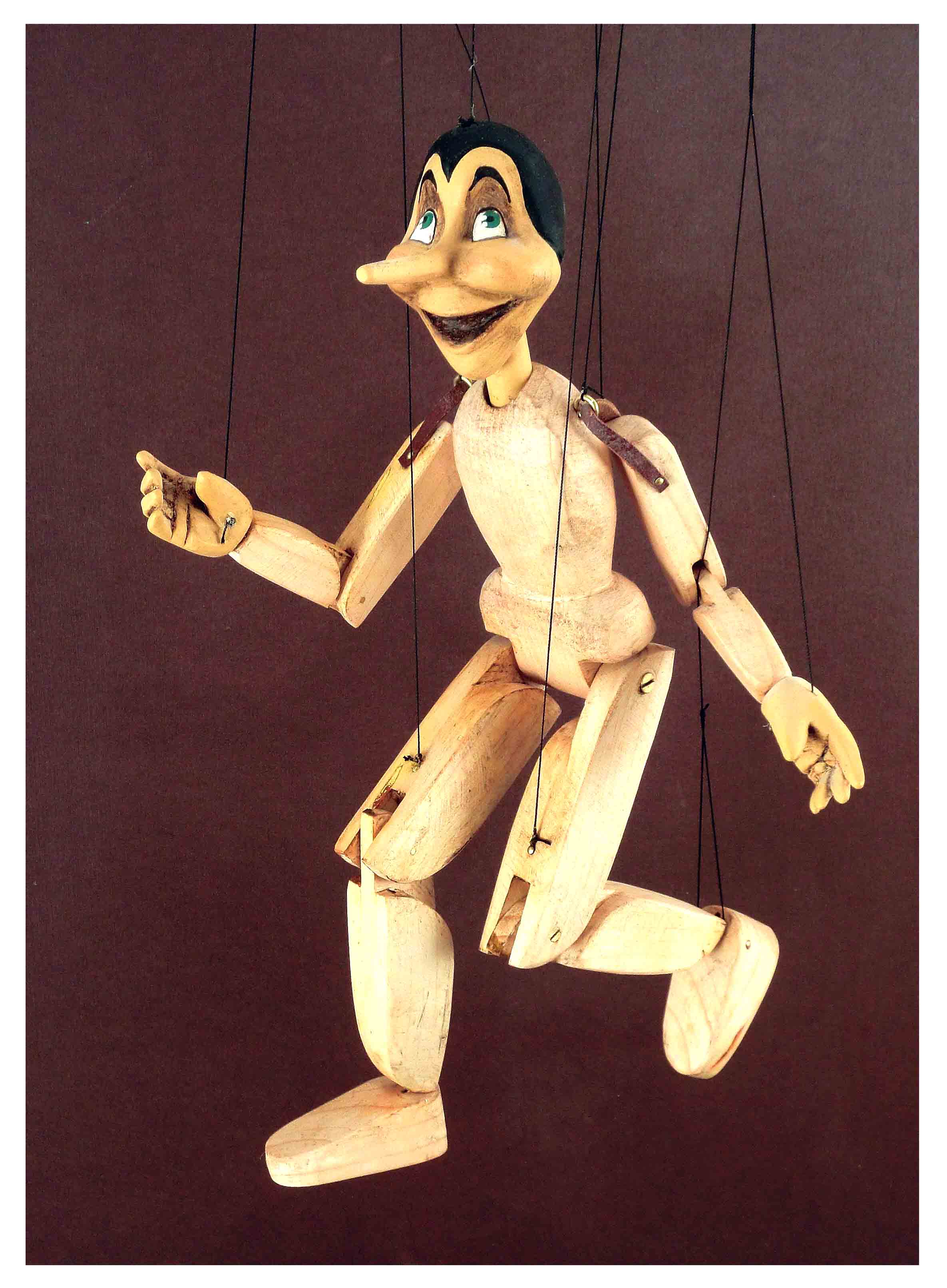 Small Pinocchio Nudo Marionette