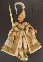 Large Dama Bianca Marionette