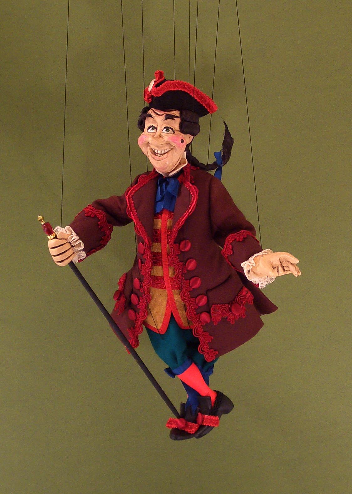 Small Harlequin Marionette