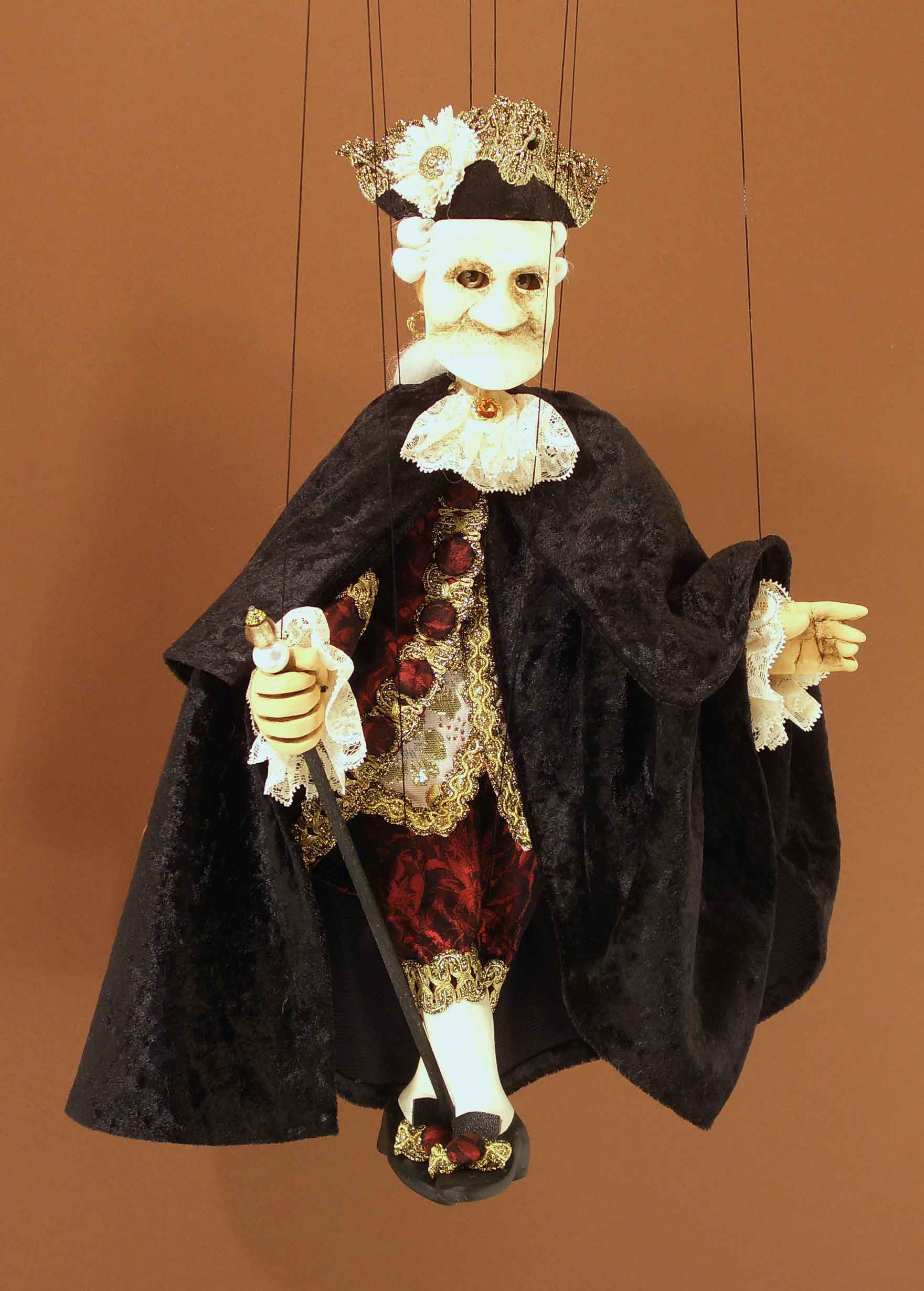 Small Harlequin Marionette