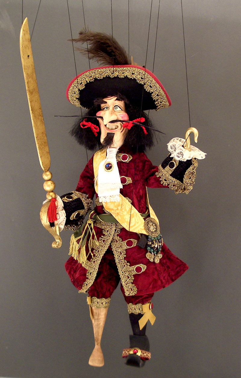 Large Captain Hook Marionette